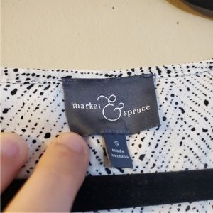 Market & Spruce 3/4 Sleeve Blouse Top Small